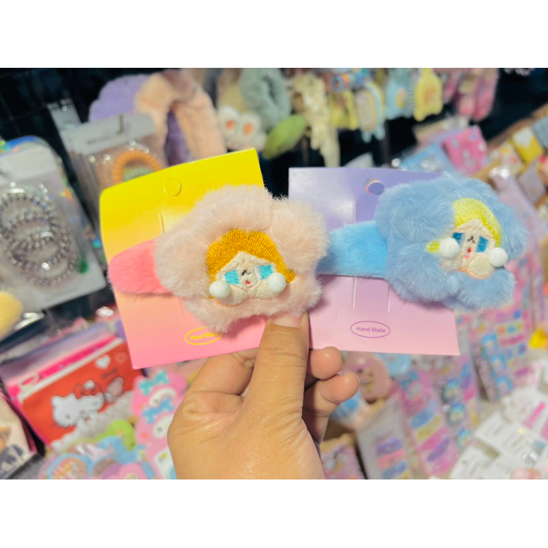 กิ๊บติดผม Cry Baby , น้องคิตตี้ น้องปอม ปอม ขนมิ้งน่ารักม๊าก กิ๊บติดผมลายการ์ตูน🦋🌸