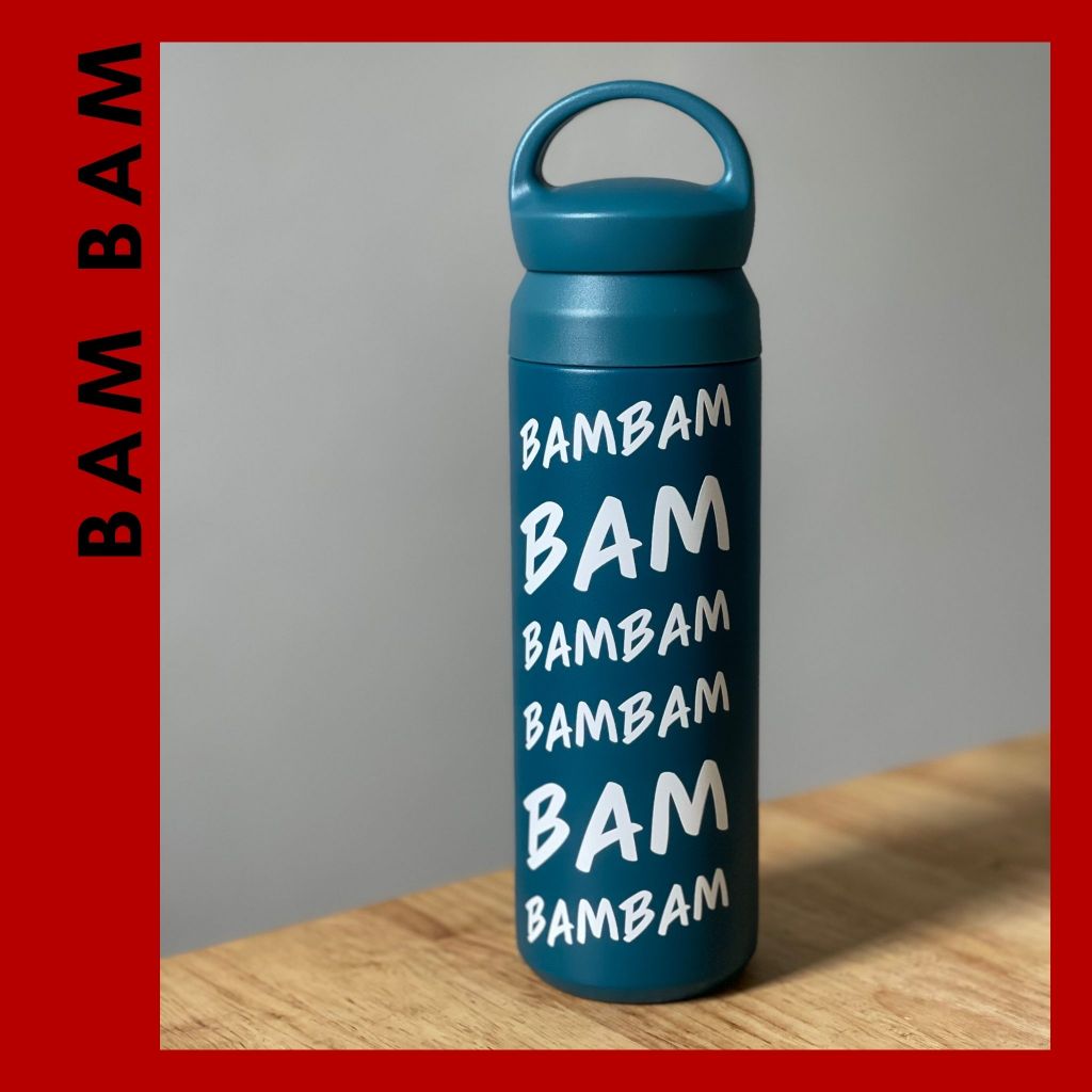 BS1. แก้วสกรีนข้อความ และสัญญาลักษณ์ BAMBAM : Got7 : BAMBAMGOT7 : แบมแบม : แบมแบมGot7