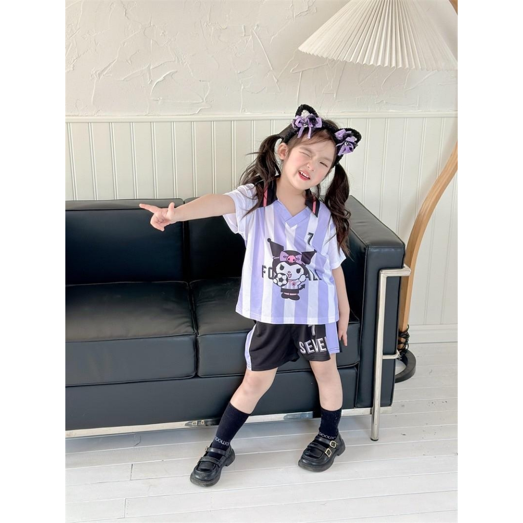 พร้อมส่ง ชุดเซทกีฬาลูกๆ ตรีมชุดกีฬาไปเลยจ้า ลูกสาวลูกชายใส่ได้ น่ารัก เก๋ ดูลุยๆ ใส่เที่ยว ใส่ออกกำลังกาย