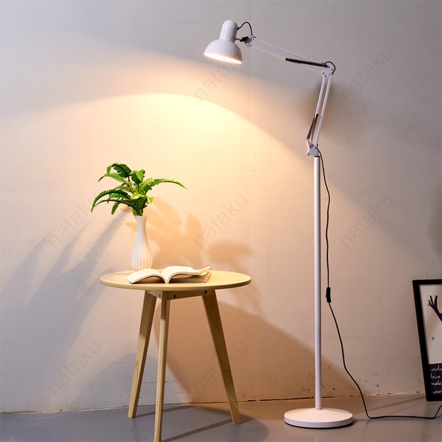 โคมไฟตั้งพื้น พับเก็บได้ โคมไฟอ่านหนังสือ Floor Lamp Teble Lamp Nana natural