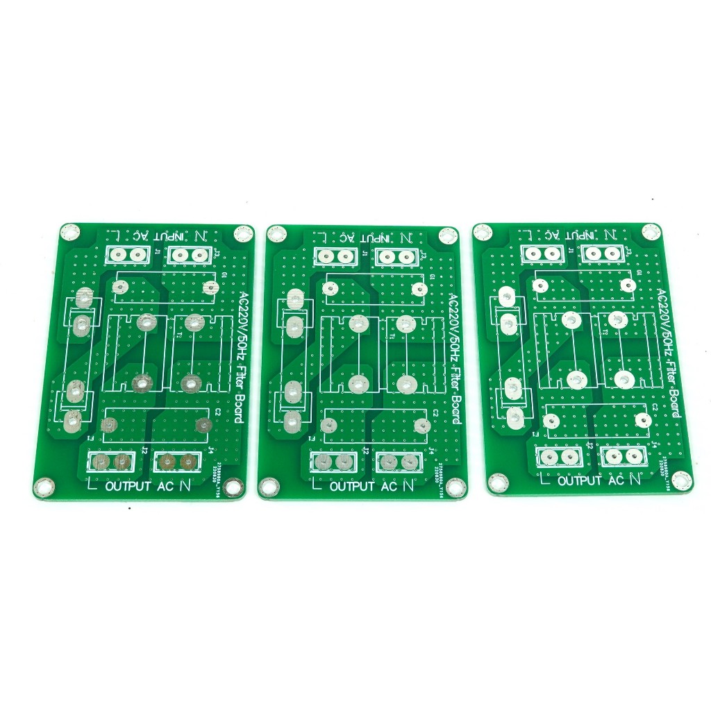 PCB เปล่า Line Filter AC220 จำนวน 3 แผ่น