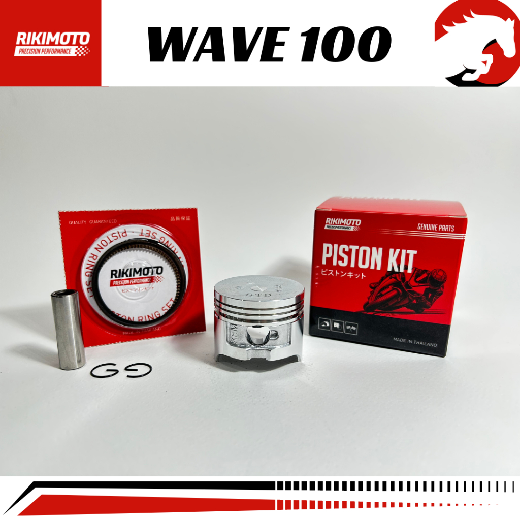 ชุดลูกสูบ WAVE100 (เวฟ100) งานแท้เกรดญี่ปุ่น RIKIMOTO