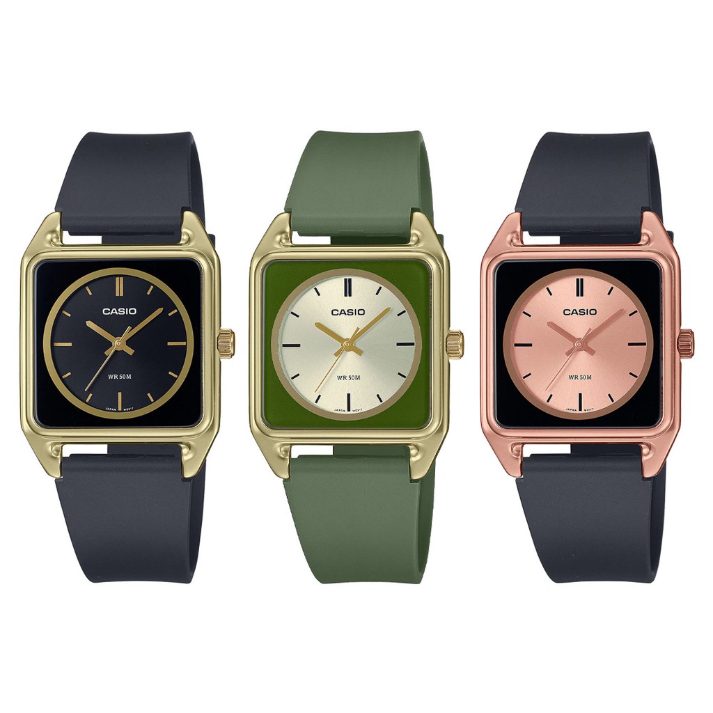 Casio Standard นาฬิกาข้อมือผู้ชาย สายเรซิ่น รุ่น MTP-B170 (MTP-B170-1E,MTP-B170-3E,MTP-B170-5E)