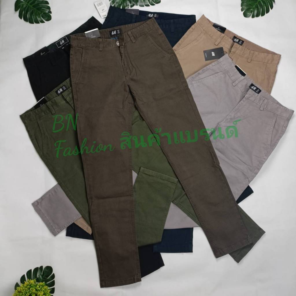 HM-DENIM COLLECTION /กางเกงขายาวทรงกระบอกเล็กสลิม(เนื้อผ้าCotton+spandex)สามารถใส่ทำงาน ใสเที่ยวได้