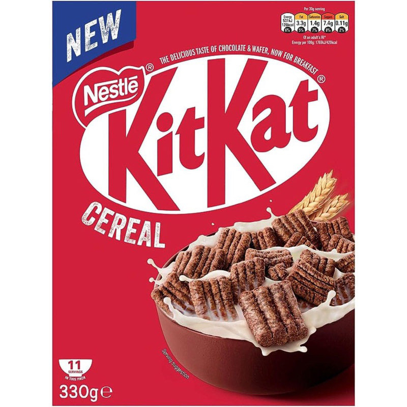 แท้ Kitkat cereal 330g. คิทแคท ซีเรียล นำเข้าจาก อังกฤษ 🇬🇧 ct