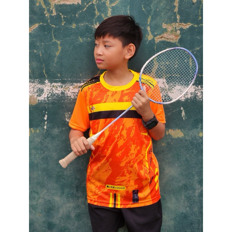 Oxy shop🔺เสื้อกีฬาเด็กรุ่น AB-999 ผ้านิ่มลื่นใส่สบาย