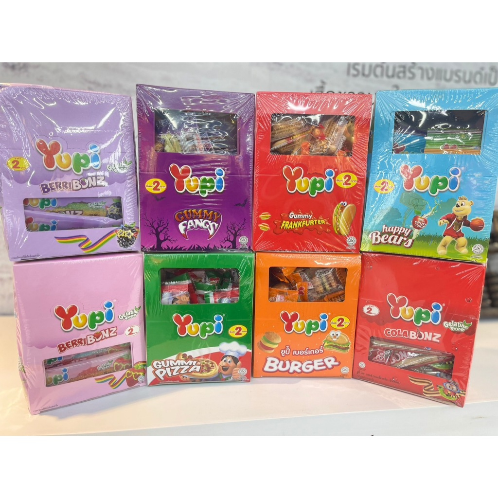 Yupi ยูปี้ วุ้นเจลาตินสำเร็จรูป [8 กรัม*24 ชิ้น]