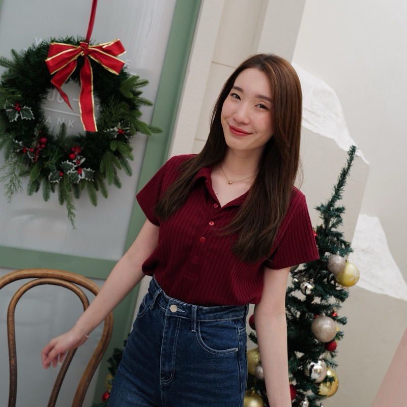 เสื้อยืด POLO HISO 🎄🌲 ผ้ายืดทรงสวย