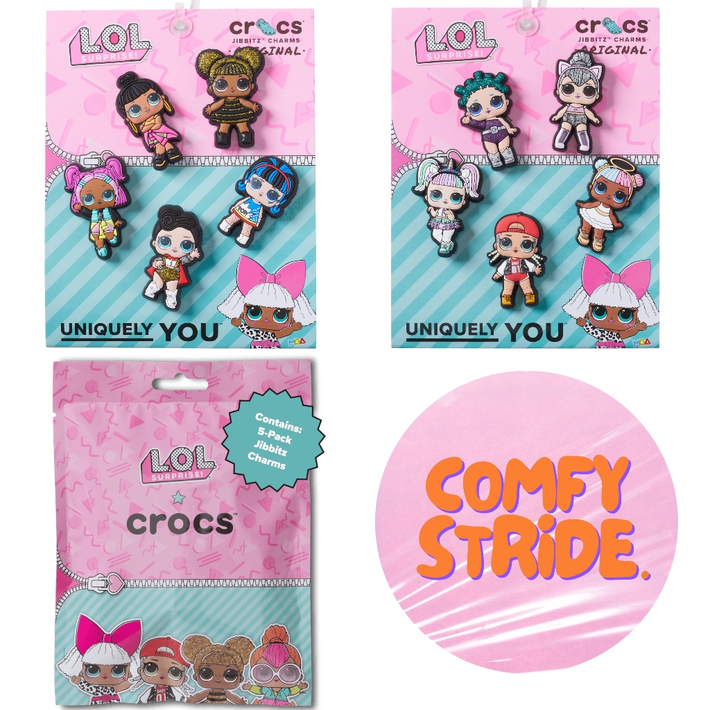 พร้อมส่ง!! ของแท้100% Crocs Jibbitz L.O.L. SURPRISE! ของแท้จากอเมริกา