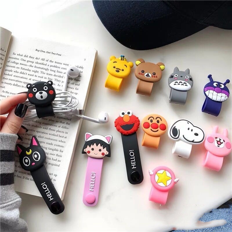 [ พร้อมส่งจาก กทม. ] 2ที่รัดสายชาร์จ/สายหูฟัง แบบใหม่สายยาว