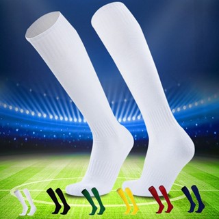 ถุงเท้าสีพื้น ถุงเท้าฟุตบอล รุ่นข้อยาว ของแท้ 100% คุณภาพดี …