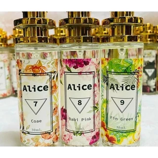 น้ำหอม Alice Perfume 30ml ความหอมหลากสไตล์ที่เป็นคุณ หอมติดทนนาน 8-12 ชั่วโมง มาดามฟิน jardo กลิ่น เคาเตอร์แบนด์