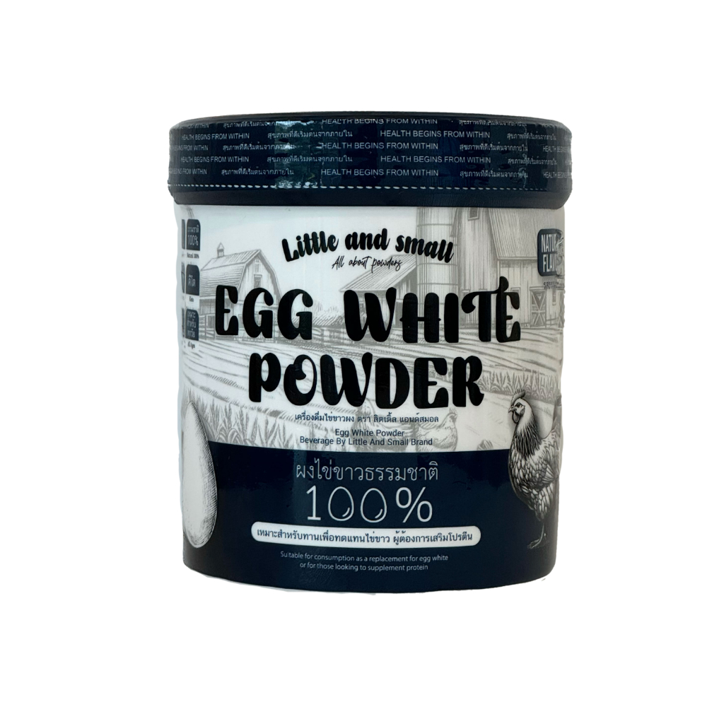 ผงไข่ขาว ธรรมชาติ 100% โปรตีนสูง ทานได้ทุกวัน 500g