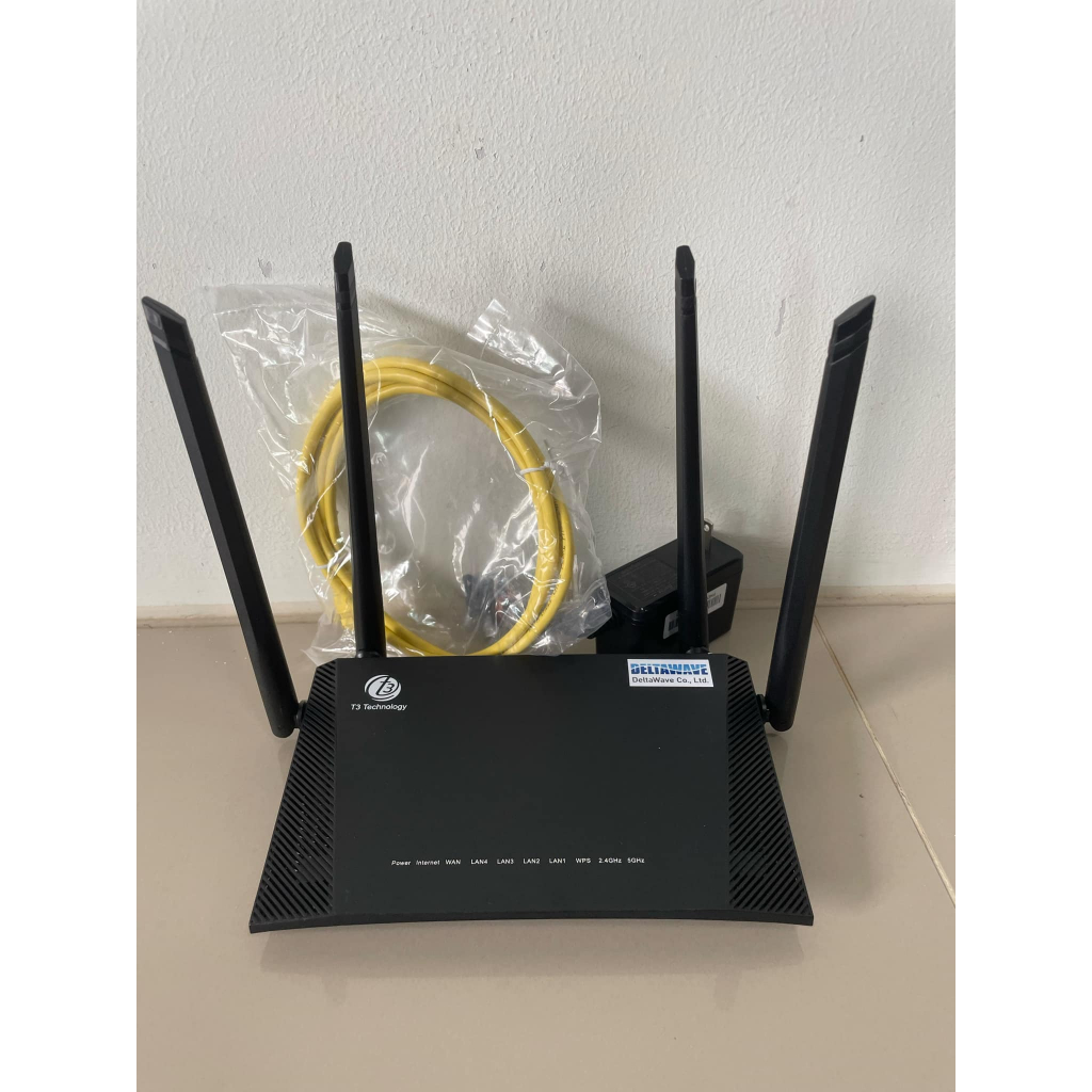 WiFi 6 T3 A622 Dual band 2.4 GHz / 5 GH มือสองสีดำ