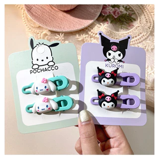 kingmall(ร้านไทย)(KTF10) กิ๊บการ์ตูน เกาหลี น่ารัก (1แพ็ค มี2ชิ้น)