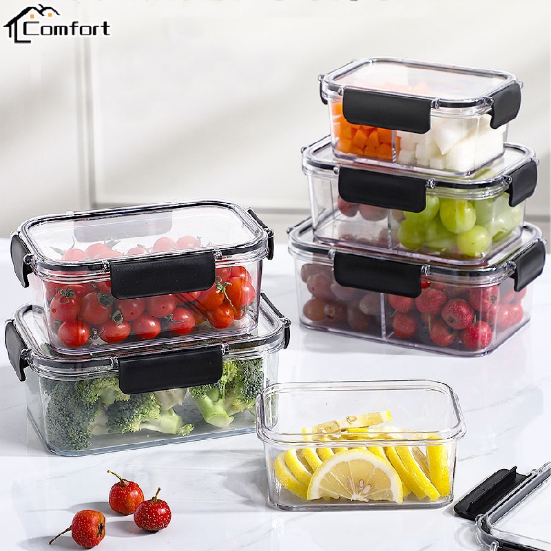 Comfort กล่องผลไม้ วัสดุฟู๊ดเกรด บรรจุของได้เยอะ พิเศษสำหรับเก็บผักผลไม้และเนื้อสัตว์ กล่องอาหาร