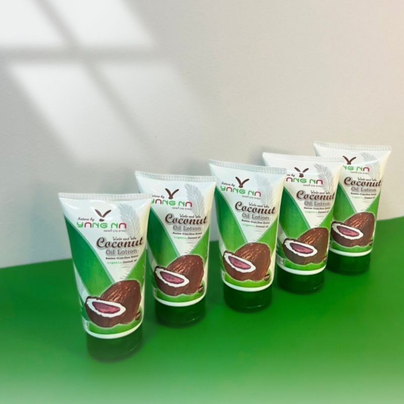โลชั่นน้ำมันมะพร้าวสกัดเย็นยางนา Nature by yangna ( Coconut Oil Lotion) Organic  ขนาด 250 มล.ของแท้ 