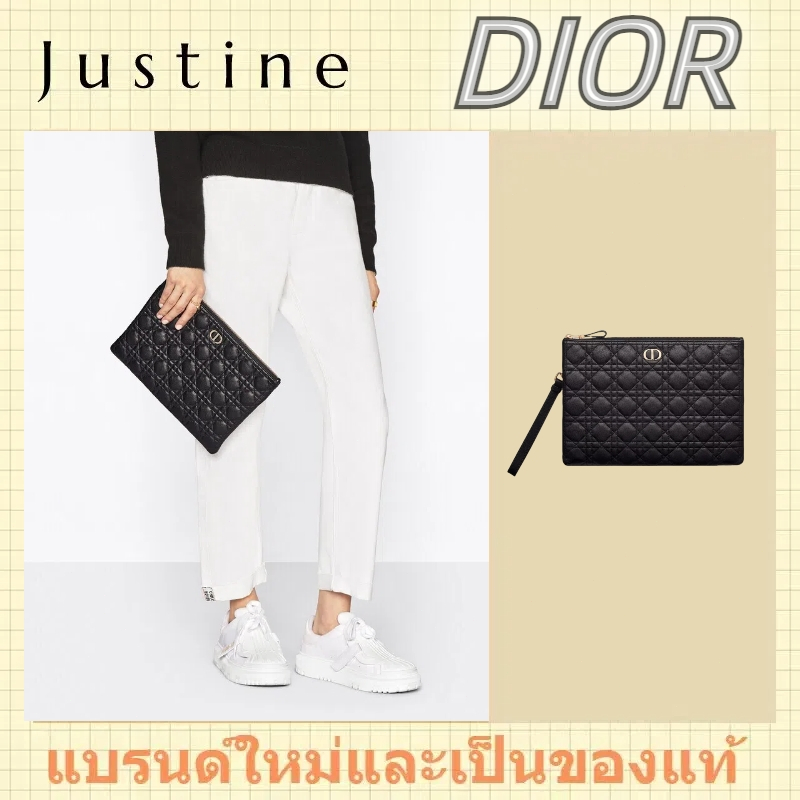 Dior Large Dior Caro Daily Clutch ยี่ห้อใหม่แท้