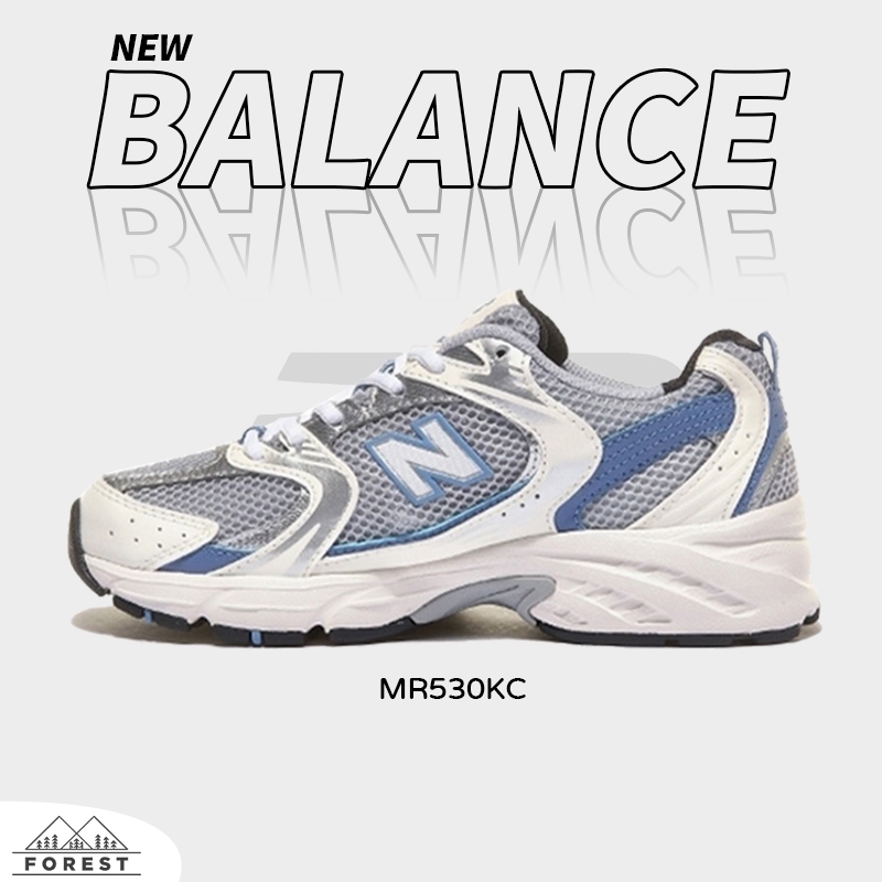 【ของแท้ 100 %】New Balance NB 530 MR530KC เหล็กสีฟ้า SNEAKERS