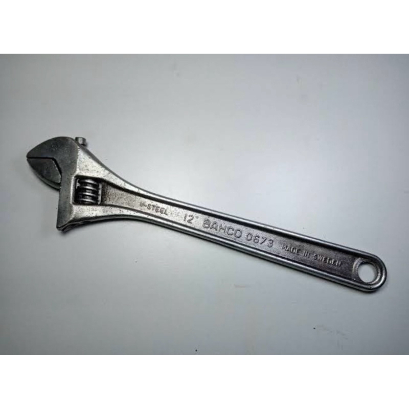 ประแจเลื่อน Bahco 0673 made in sweden 12"