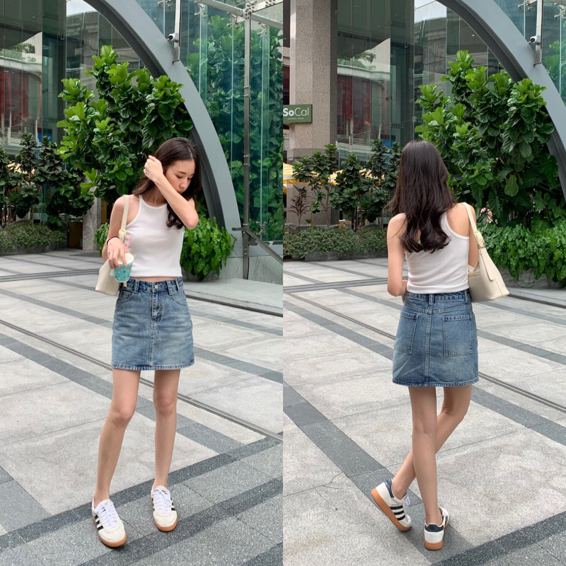 Bonnie Denim Skirt (พร้อมส่ง)