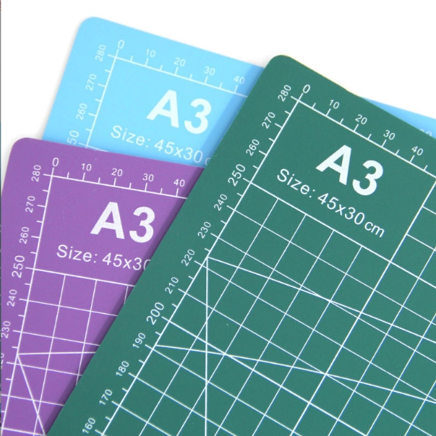 แผ่นยางรองตัด แผ่นรองตัด A4/A3 หนา3mm หน้า/หลัง