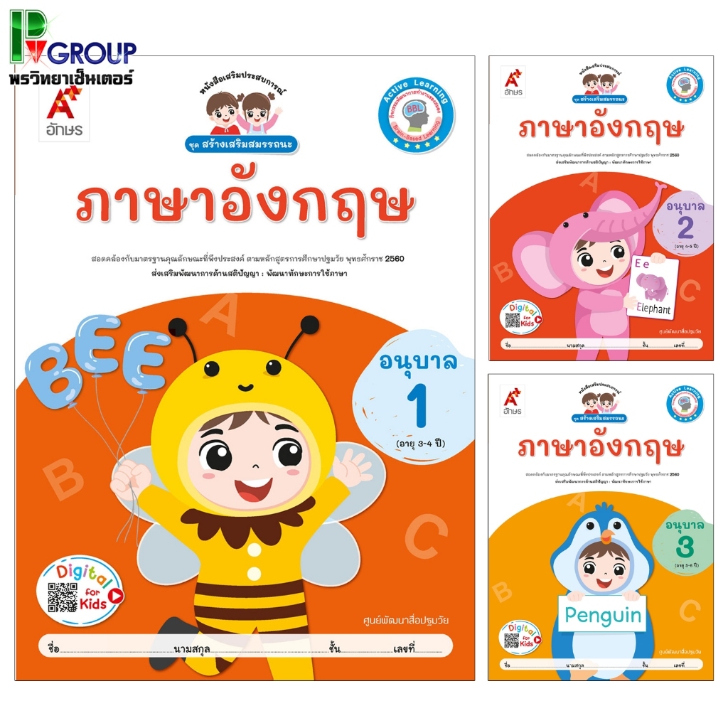 หนังสือเสริมประสบการณ์ ชุดสร้างเสริมสมรรถนะ ภาษาอังกฤษ อ.1-3 (อจท)