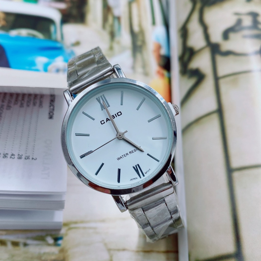 CA นาฬิกาผู้หญิง คาสิโอ รุ่น LTP-VT01G-1BUDF สายสแตนเลส ขนาด 32 มม แถมกล่องคาสิโอฟรี - รูปที่ 4