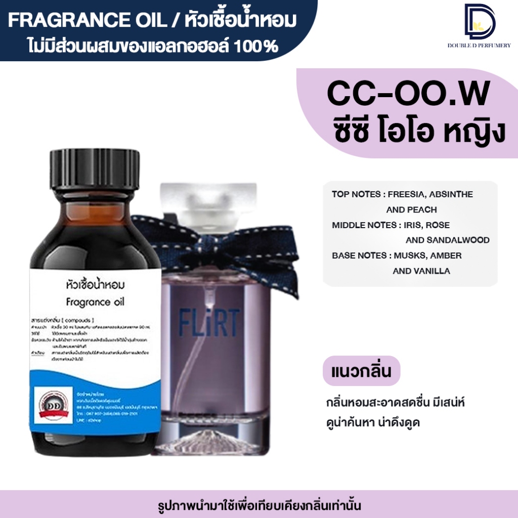 หัวเชื้อน้ำหอม กลิ่้น ซีซี หญิง (CC-OO.W)