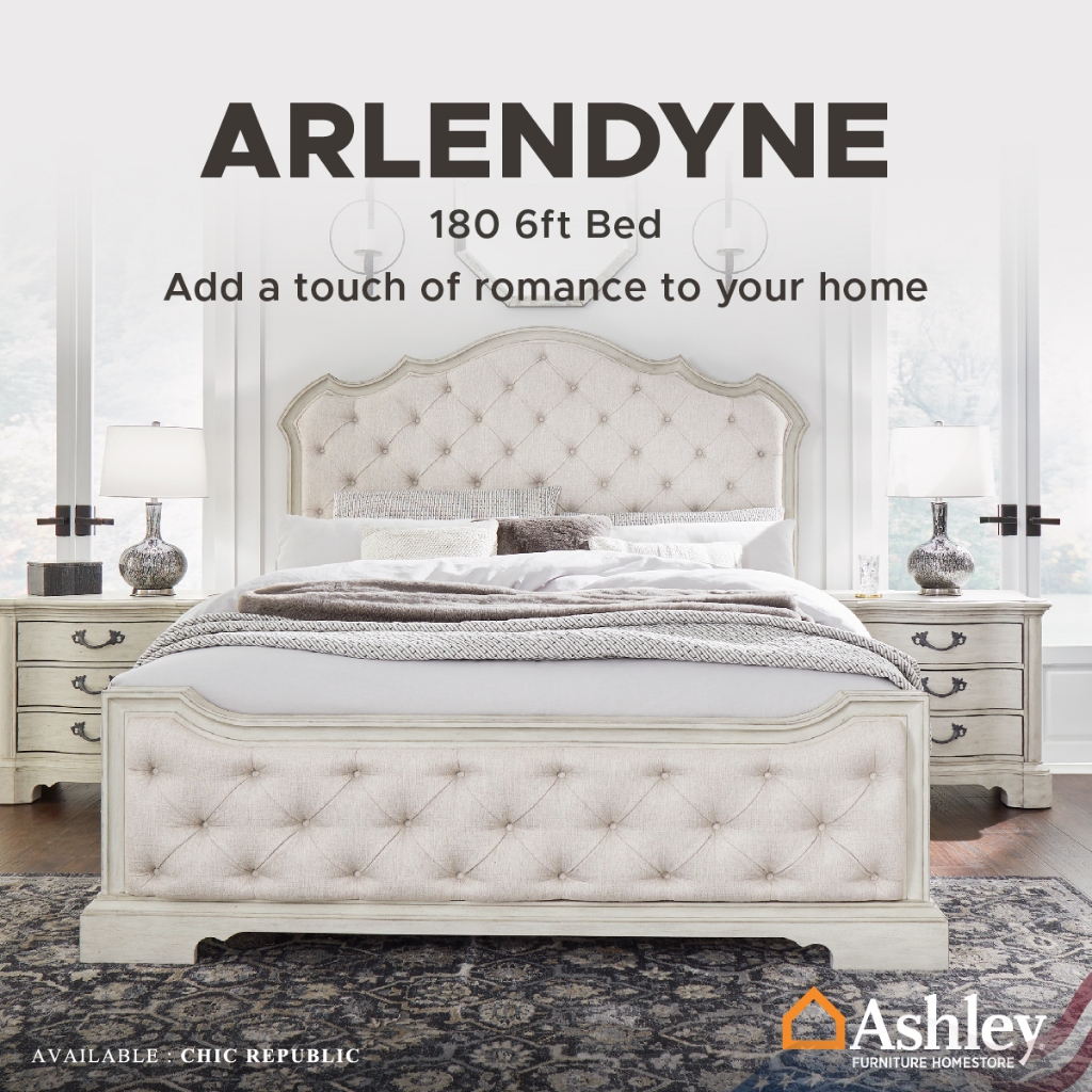 Ashley  เตียง ขนาด 6 ฟุต รุ่น ARLENDYNE/180,6ft Bed