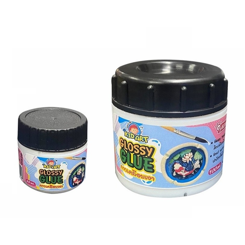 น้ำยาเคลือบเงาดินปั้น กาวเคลือบเงา Kidart - GLossy GLUE