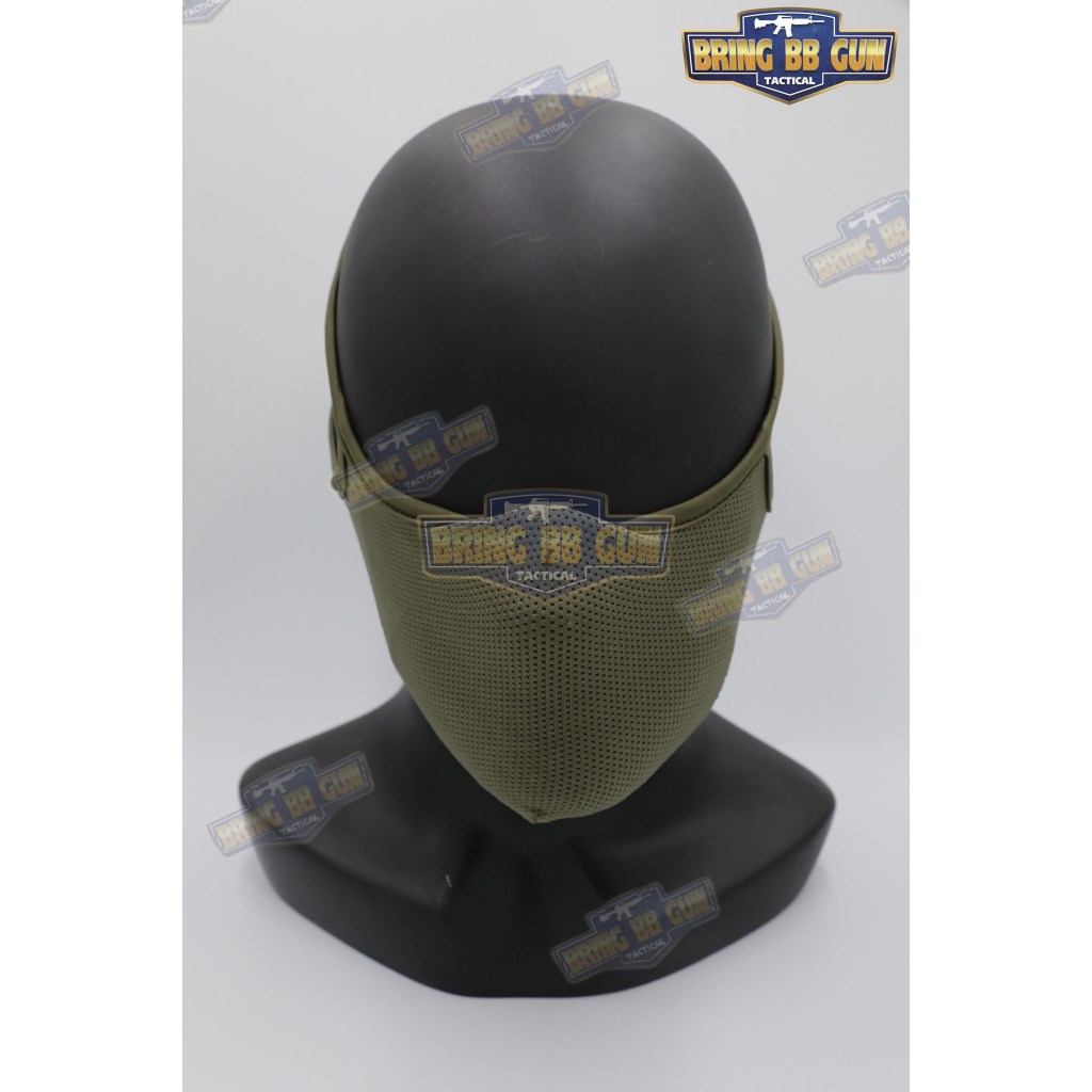 BR4 แมส+ตระแกรงกันปาก มี3สีให้เลือก สีดำ สีทราย สีเขียว BR4 - รูปที่ 7