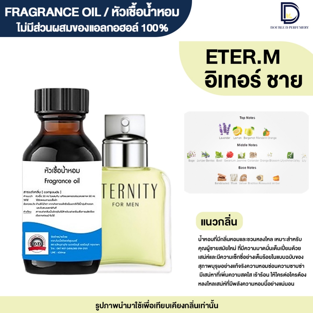 หัวเชื้อน้ำหอม กลิ่น อินเทอร์ ชาย (ETER.M)