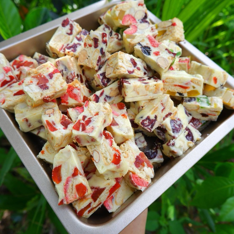 นูกัต ตังเมไต้หวันHomemade 120g.บรรจุ10-12ชิ้น Nougat