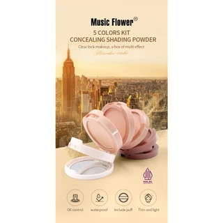 [Music Flower] Concealing Shading 5in1 เนื้อแป้งละเอียดควบคุมความมัน ติดทนนาน 24ชม.