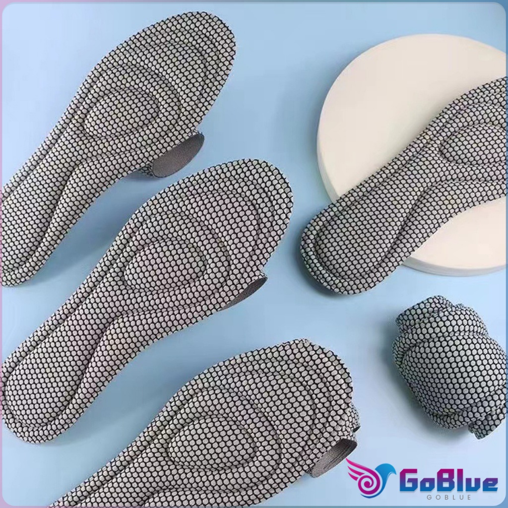 GoBlue แผ่นรองเท้าเพื่อสุขภาพ ใส่สบาย ป้องกันการปวดเท้า ขนาด 35-46 insoles