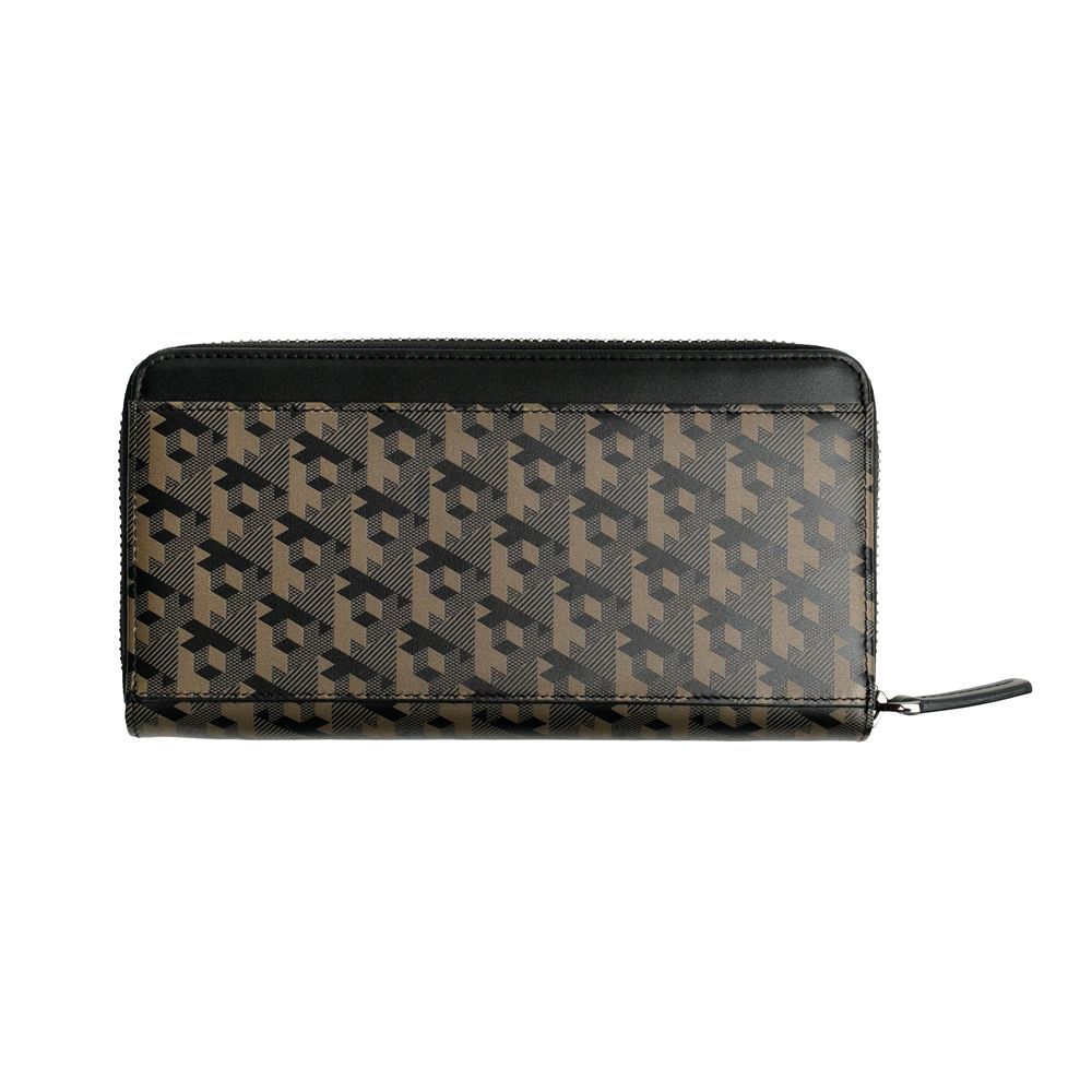 TAKEO KIKUCHI กระเป๋าสตางค์ใบยาว PARQUET OBLIQUE LONG WALLET