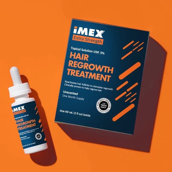 1 ขวดพร้อมส่ง Imex hair treatment เซรัมผมร่วง หัวล้าน ปลูกผม ปลูกหนวด สำหรับผู้ชาย 60 Ml