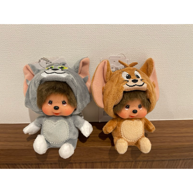 ”ขายคู่“ พวงกุญแจ Monchichi X Tom&Jerry ม่อนชิชิ x ทอมแอนด์เจอรี่ ของแท้ 💯% จากญี่ปุ่น