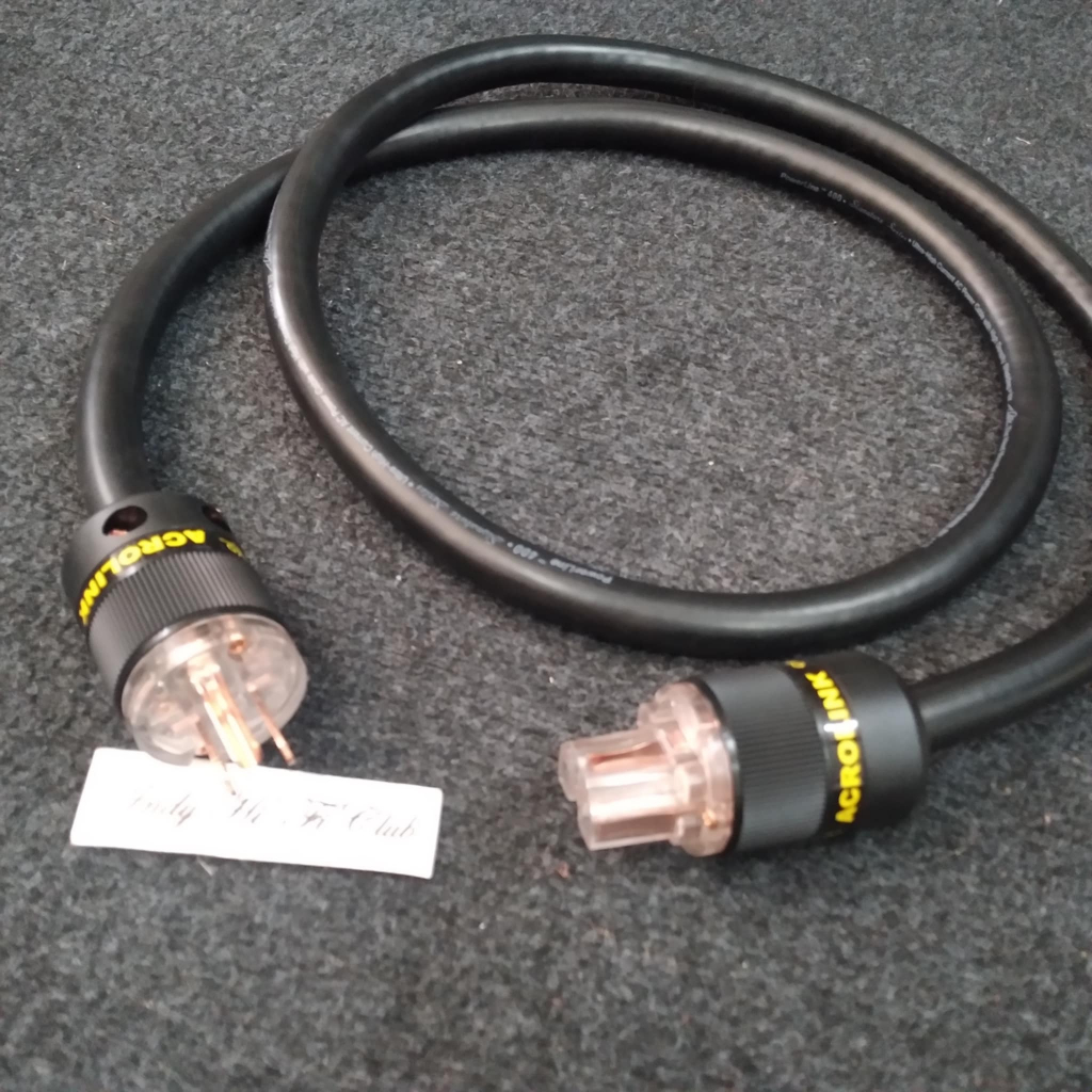 แบบไม่หุ้มตาข่าย สายไฟ Monster Cable  PowerLine 400 Signature Series หัวท้าย Acrolink cryo