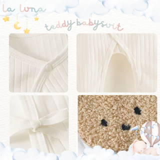 La Luna เสื้อเด็กทารก เด็กแรกเกิด เสื้อป้ายหน้า รอมเปอร์ บอดี้สูท หมวกเด็กแรกเกิด (Teddy Collection)
