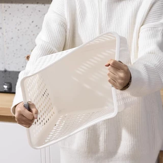 NeatBox ตะกร้าเก็บของ ตะกร้าเก็บของมินิมอล หลายขนาด ความจุขนาดใหญ่ กล่องเก็บของอเนกประสงค์ ตะกร้าเก็บห้องครัว