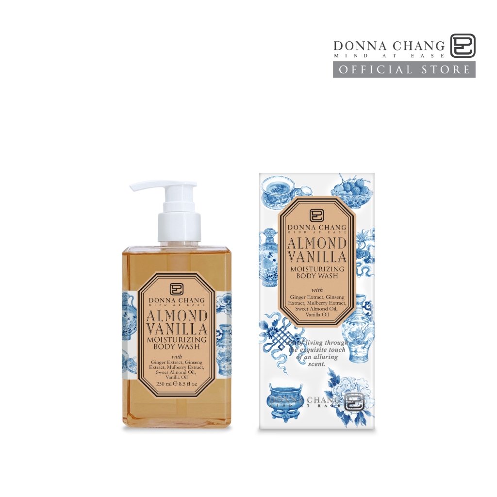 DONNA CHANG Almond Vanilla Moisturizing Body Wash 250 ml อัลมอนด์ วานิลลา ผลิตภัณฑ์ทำความสะอาดผิวกาย