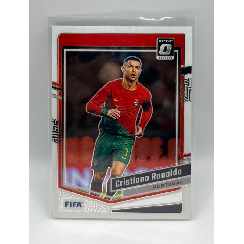 การ์ด Panini Donruss แท้ : Cristiano Ronaldo CR7 ในชุดทีมชาติ โปรตุเกส ใบท้ายๆของเฮีย