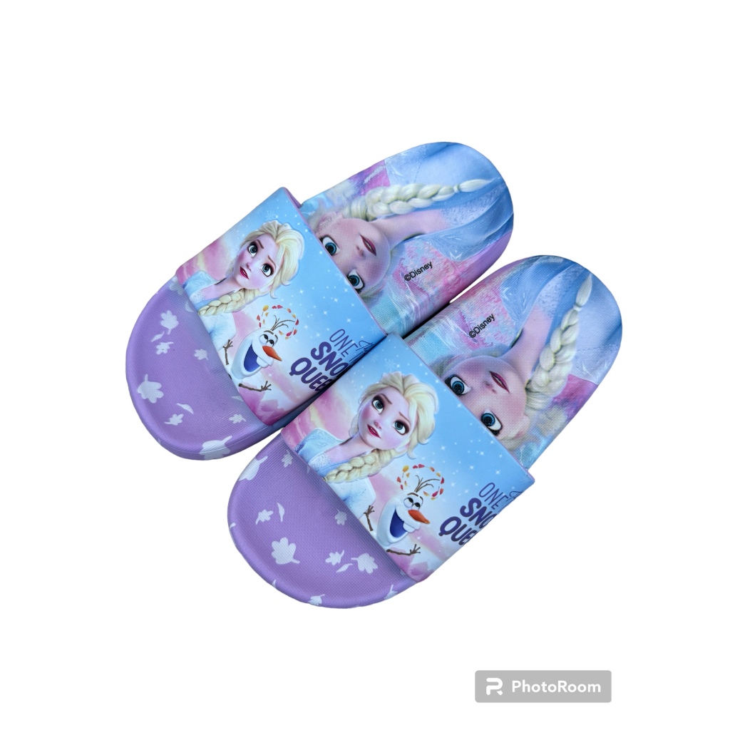 รองเท้าแตะ KENTA FZ535 เจ้าหญิง เอลซ่า รองเท้าแตะสวมลายเจ้าหญิง Elsa Frozen พื้นนุ่มสบายเท้า