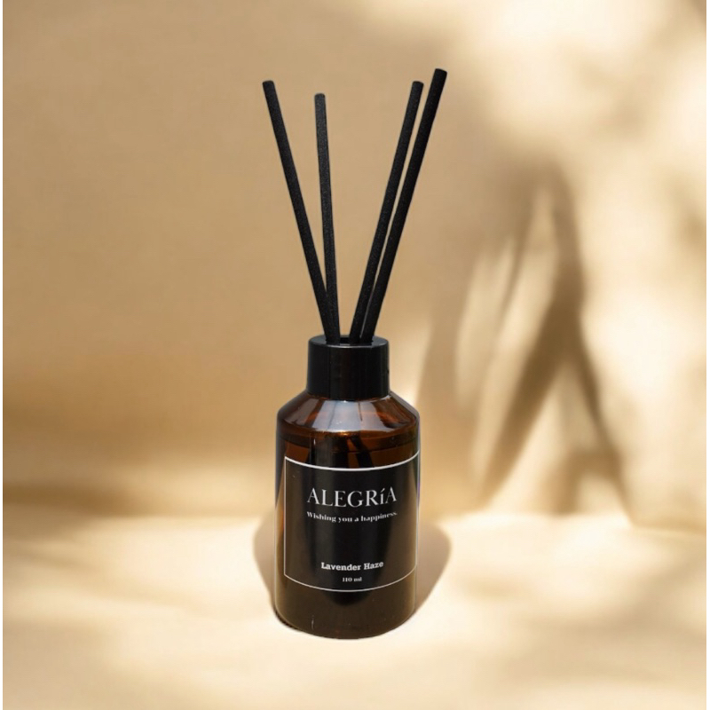 ก้านไม้หอม​ขนาด​ 110 ml (Reed Diffuser) ก้านไม้หอมปรับอากาศ​:Alegria