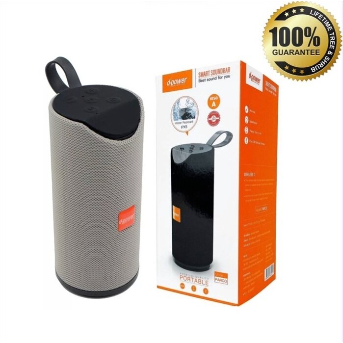 ลำโพงบลูทูธ D-power รุ่น Parco เสียงดี เบสแน่น แบตอึด กันละอองน้ำ พกพาสะดวก ประกัน 1 ปี
