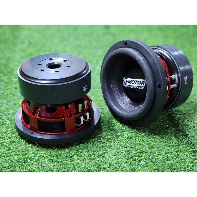 ซับ6.5นิ้ว โครงแดงสูง DK MOTOR 6.5” 145/20/2 v.50.5mm ดอกเบส ดอกซับ วูฟเฟอร์ ลำโพงซับ diy รถยนต์ sub