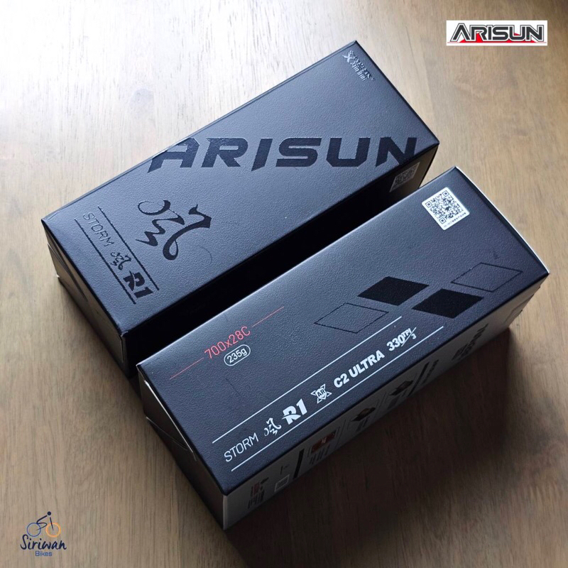 ยางนอกจักรยาน เสือหมอบ 𝗔𝗥𝗜𝗦𝗨𝗡 𝗦𝗧𝗢𝗥𝗠 𝗥𝟭 700x25,700x28 *ราคาต่อเส้น