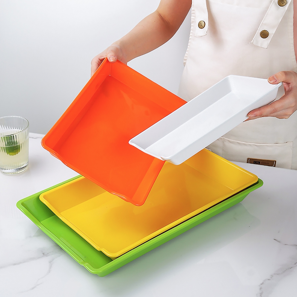 ถาดรองหม่าล่า ถาดรองลูกชิ้น ถาดใส่หม่าล่า มี3สี / 4ขนาด ให้เลือก - รูปที่ 7